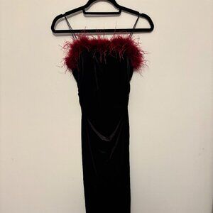 Honey & Rosie Elegant Black Cocktail Dress - Size Small (Worn Once)
